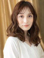 カバーヘア ブリス 志木南口駅前店(COVER HAIR bliss)&nbsp;大人美人韓国巻きカールヨシンモリフェミニンロング30代40代W