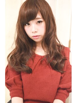 スノッブリコ(snob rico) [snob rico]ベージュモーブ×ツヤカール