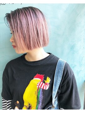 クラン(clan) clan<小顔ヴェールウェーブボブ×ブルージュ