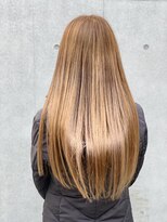 アフィーロ(ACHFILO)&nbsp;20代30代大人　ハイトーンミルクティーベージュ　シールエクステ