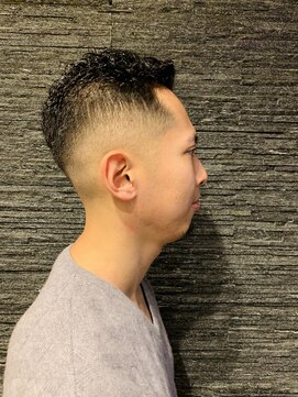 ヒロギンザ 上野店(HIRO GINZA) ランダムパーマ&ハイフェード