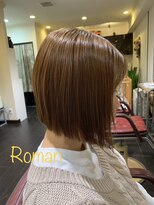 ビューティーサロン ロマン 前下がりボブ
