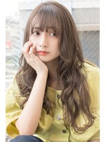 アフロート ギンザ(AFLOAT GINZA)&nbsp;AFLOAT明日香の 濡れ髪 オリーブアッシュ フェザーバング 抜け感