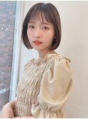 【BAYROOM】抜け感こなれボブ×ミルクココアグレージュ