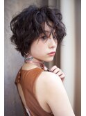 黒髪大人可愛い前下がりショート20代30代40代ショートボブ大宮
