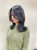 リリース(release) 韓国風レイヤーカット×透け感カラー