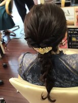 ヘアサロン ユニティ(Hair Salon Unity) ツイスト編み込み&四つ編みMIX