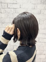 シャンスヘアアンドスパ 浦和(CHANCE hair&spa)&nbsp;艶々ピンクブラウン×くびれミディ×ネオウルフ