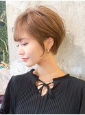 大人かわいいショートヘア/イメチェンショート/30代40代50代