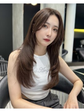 シティ(CITY) レイヤーカット 韓国ヘア カーテンバング 20代30代 ワンカール