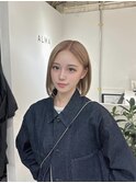 えりなちゃんハイベージュボブ/担当:【ギャル仙人】RENTA