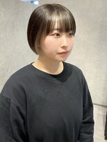 ラミエバイメルト 下北沢(lamie by melt)&nbsp;花田/似合わせカット/イメチェン/フルバング/ホワイトベージュ