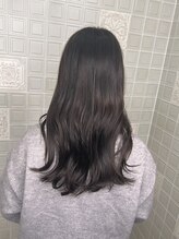 トリエラ 池袋(TRIELA)&nbsp;ラベンダーグレーベージュx韓国風巻き髪