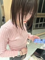 【坂本拓麻】顔まわりレイヤーに切りっぱなしミディアム