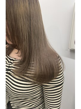 ディジョン(Dijon) 韓国顔まわりレイヤーカットグレージュオリーブベージュブラウン