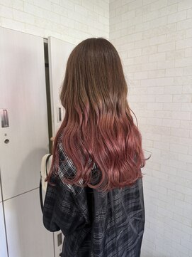 シェミール(CHEMIR) グラデーションカラー×ピンク【ケアブリーチ/髪質改善】