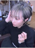 【白髪抹殺】脱白髪染めホワイトシャドールーツ×ブリーチ４回