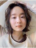 イメチェンボブパーマ美髪のススメワイドバング