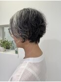 アシンメトリーショート