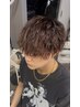 メンズカット＋特殊パーマ￥13,000