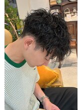 【stylist 小山 蒼生】扱いやすさを計算したメンズパーマ【Instagram@angelica_so.kym】