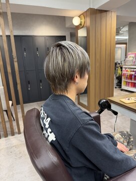 メンズ☆ハイライト☆デザインカラー☆ケアブリーチ