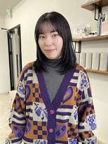 ソソ(soso)&nbsp;【soso 伊勢田】黒髪カタログ/クラゲヘアー/オリーブグレー