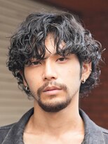 バイフィフス 原宿/表参道(by fifth)&nbsp;原宿スパイラルパーマメンズカットマッシュウルフ外国人風カール