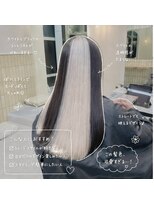 ロンドシェリ 仙台(Lond Cheri)&nbsp;セクションカラーケアブリーチホワイトベージュシルバー仙台前髪