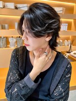ディーバ 横浜(D.I.E.V.A)&nbsp;10代20代30代大人韓国フェザーカットセンターパートメンズウルフ