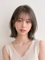 クオン 武蔵小杉(quon) 武蔵小杉/レイヤーボブ/ミルクティーベージュ/20代/ショートボブ