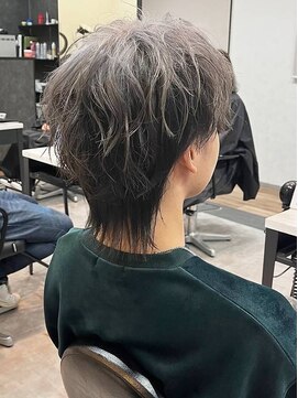 トーン(TONE) メンズウルフ×デザインカラー