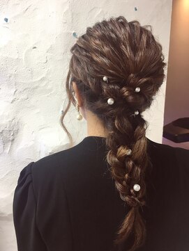 シエン 本店(CIEN) ＊CIEN by ar hair杉本希＊編みおろしアレンジ