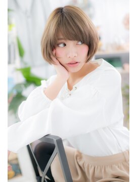 ミック 日暮里店(miq) シルエットが◎のピュアボブ