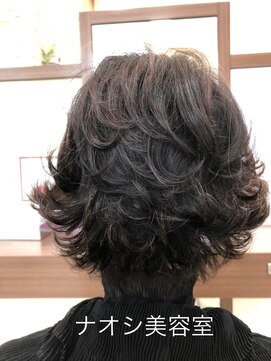 ナオシ トレス 富雄店(nao*c tres) 【奈良/富雄nao*c】ミセスかわいいラフヘア☆外ハネショート
