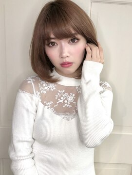 セシルヘアー(CECIL hair) ヨシンモリ/シースルーバング/韓国/オルチャンカラー/ボブ