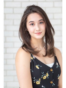 クロエ 目黒(Cloe) かきあげロング　ニュアンスストレート