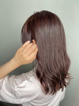 アイエン(aien) ツヤ感重視◎ピンク×ラベンダー×ブラウン中崎町/梅田