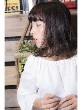 ミエル ヘア 新宿(miel hair) 〈mielhair新宿〉愛され艶ボブ　酸熱トリートメント