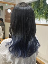 ビューイースト 亀戸 錦糸町(VIEW EAST)&nbsp;グラデーション/くすみブルー/ロングヘア