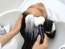 表面ピーリング☆毛髪の表面に付着した阻害要因を除去