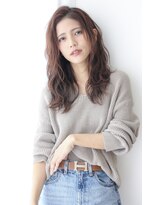 ルー(Luu)&nbsp;グレージュカラー斜めバング神戸/東灘/住吉/御影/岡本/摂津本山