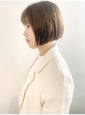 ミニボブとベージュカラー【CERCA新宿/新宿西口】