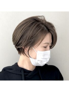 エストアール フクオカ 福岡博多店(est-r. Fukuoka) ショートヘア/くびれショート/ハンサムショート/ハイライト/博多