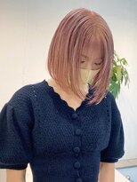 ニュート(Neut )&nbsp;小顔ボブ×ペールオレンジ