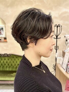 ビュートリアム265(BEAUTRIUM 265) 大人かわいいハンサムショート/大人ショート/グレージュ/パーマ