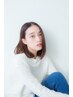 「湿気対策」ポイント（顔周りのみ）ケアストレート+デザインカット　￥11550