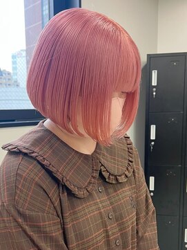 ベレーザシェルト(Beleza scelto) 3061ピンクブロンドスローカラーカシスピンクタンバルモリボブ