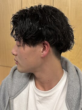 ニアウ 伊勢崎連取店(Niau) メンズマッシュパーマツイストスパイラルパーマニュアンスパーマ