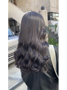 ラグーン 原宿 表参道(LAGOON) 【LAGOON】♪ブリーチなしWカラー♪透明感グレージュ